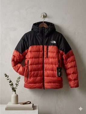 The North Face Kalix Down Hoodie Puffer Jacket Mars Dust Black Women’s Small NWT